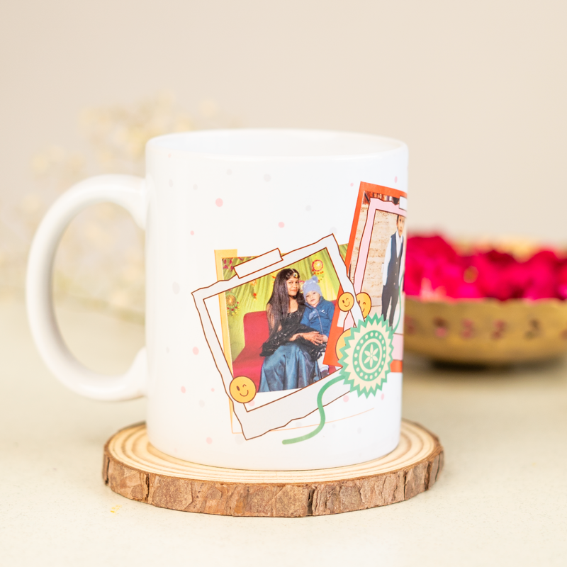 Personalized 'Sweetest Brother' Photo Mug