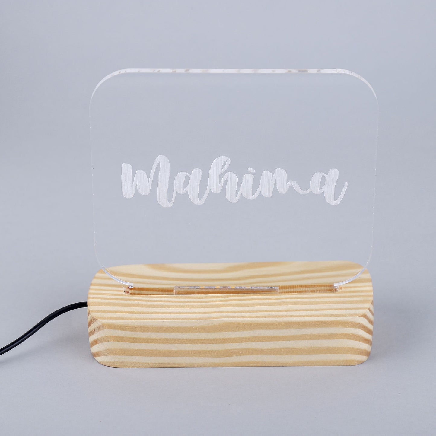 Personalized name lamp