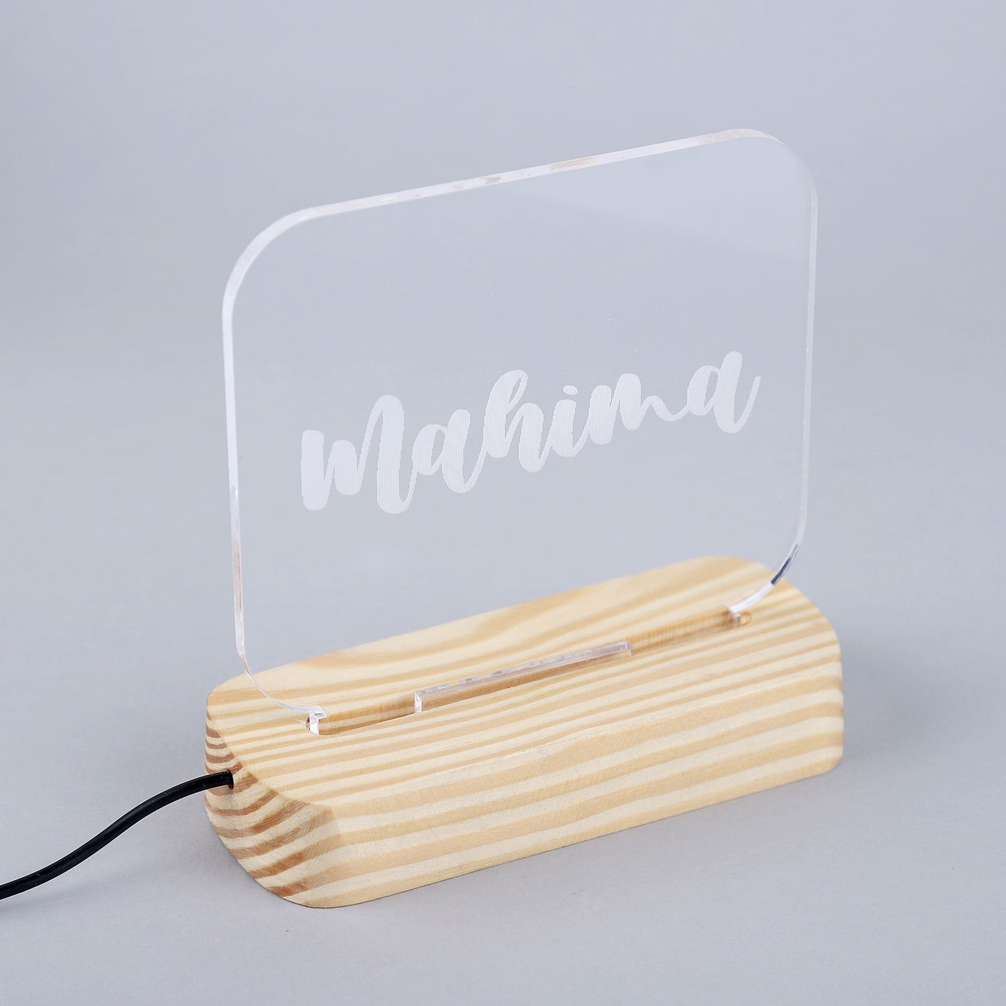 Personalized name lamp