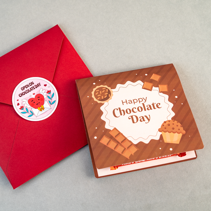 Chocolate Day Pop-up Card