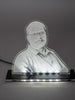 3D engraved portrait lamp