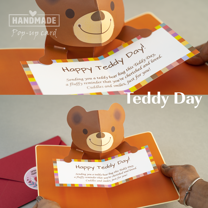 Teddy Day Pop-up Card