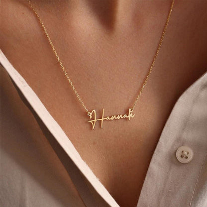Personalized name necklace