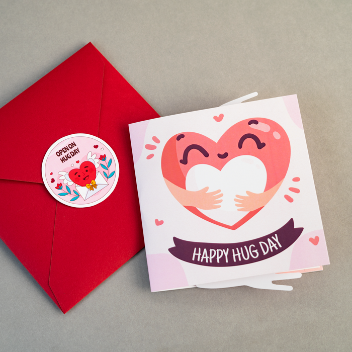 Hug Day Pop-up Card