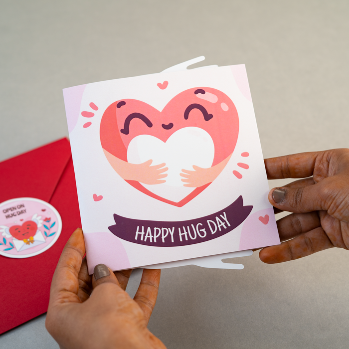 Hug Day Pop-up Card