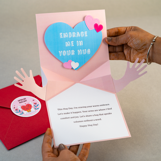 Hug Day Pop-up Card