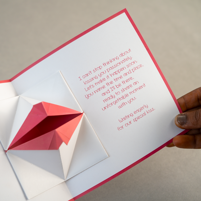 Kiss Day Pop-up Card