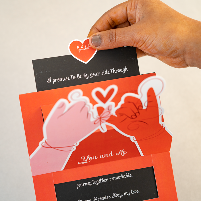 Promise Day Pop-up Card