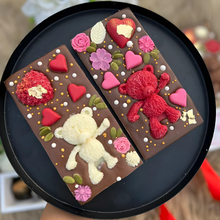Artisanal Teddy and Heart-Themed Chocolate