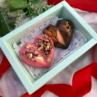 Artisanal Heart-Shaped Chocolate