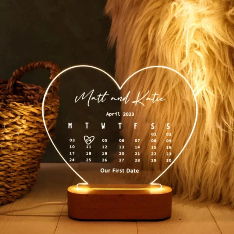 Date recollection lamp