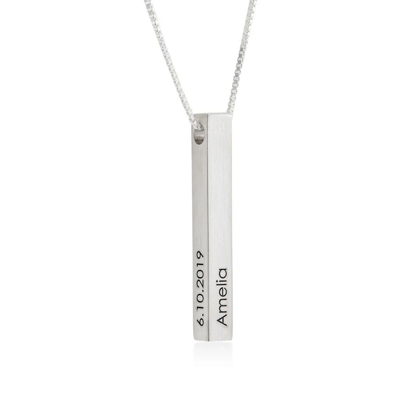 Personalised Bar Style Name Necklace