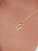 Personalized name initial necklace