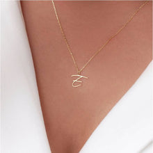 Personalized name initial necklace
