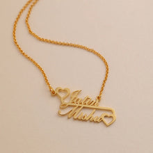 Personalised star name necklace