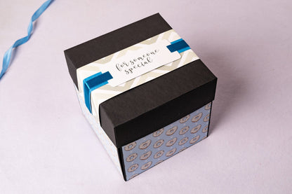 Chocolate Explosion Box - Blue Donut