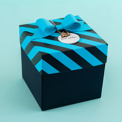 Explosion Box - blue luxe