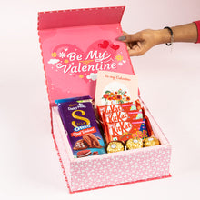 Sweet Valentine's Gift Hamper with Chocolates & Card