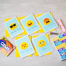 Emoji Cards in a Mail Box